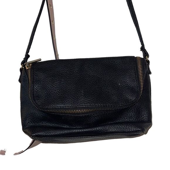 PINK AND H&M Womens Crossbody Bag Purse Shoulder‎ 2 Pc Bundle Black Pink Small - Picture 3 of 8